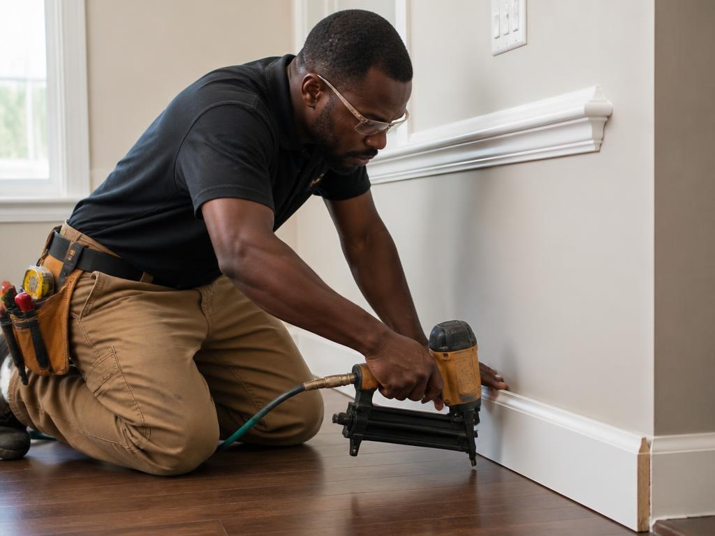 Baseboard & crown molding